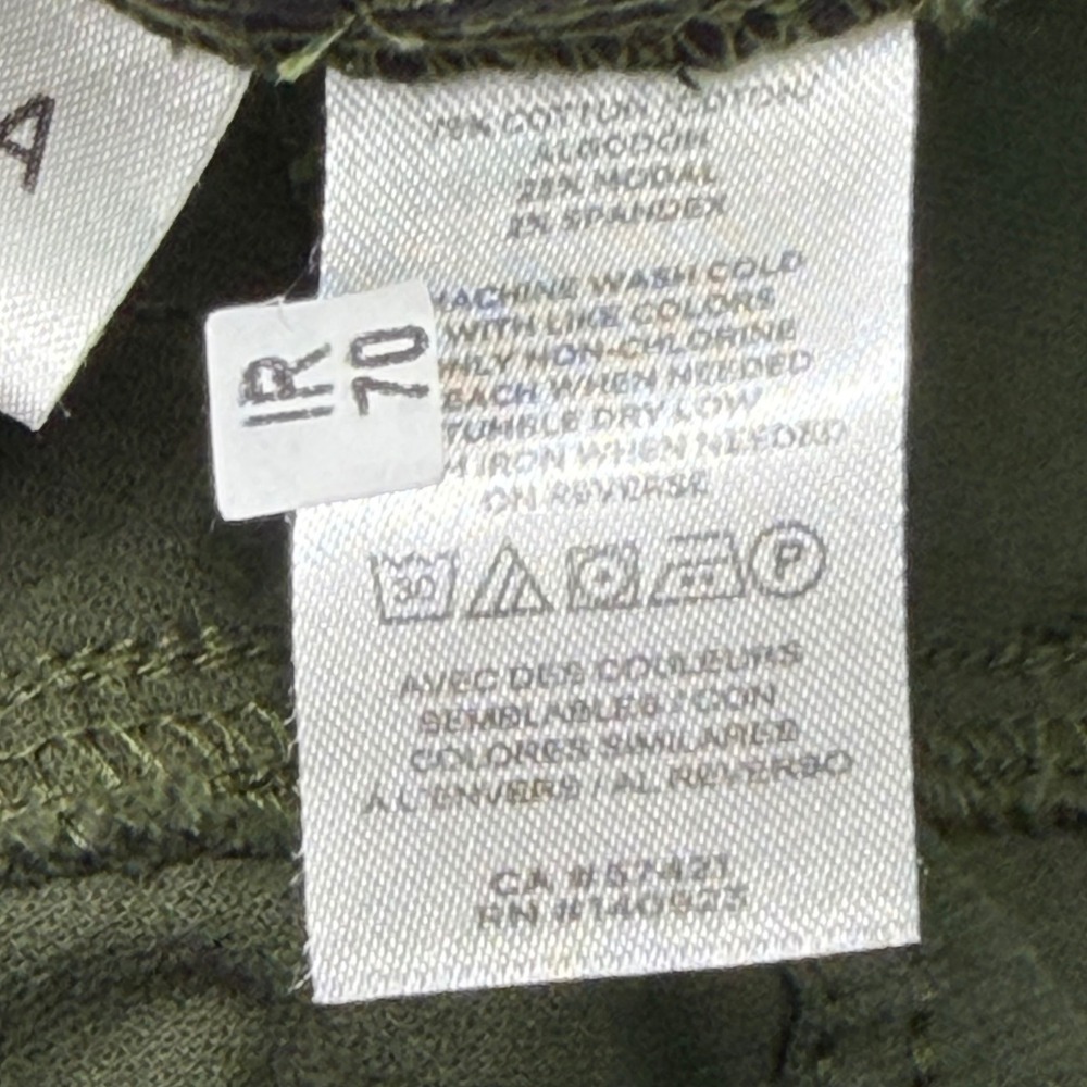LOFT Corduroy Pants Womens 28/6 Olive Green The Skinny High Rise Stretch NWT - Picture 6 of 16